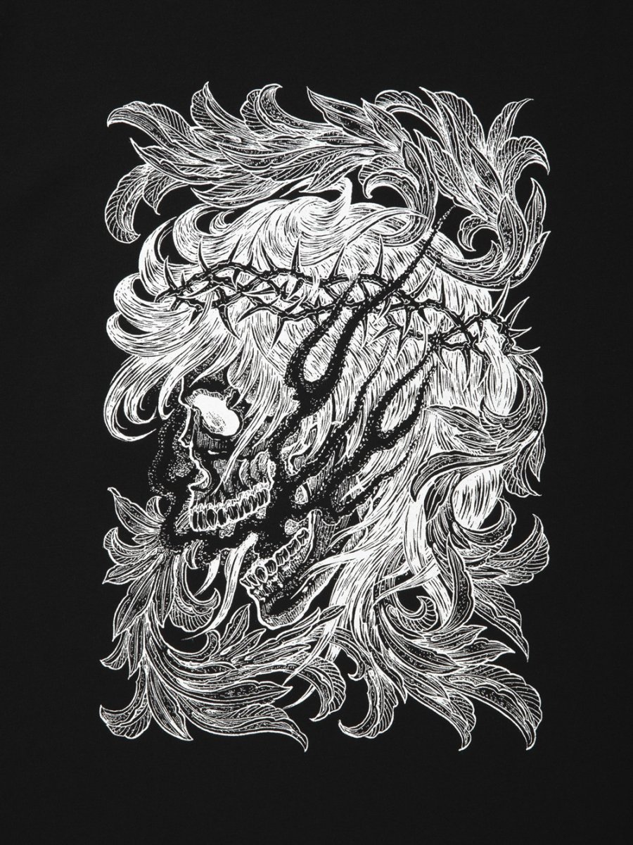 画像3: ANTIDOTE BUYERS CLUB/Pima Cotton L/S Tee（Reaper）（Pure Black） (3)