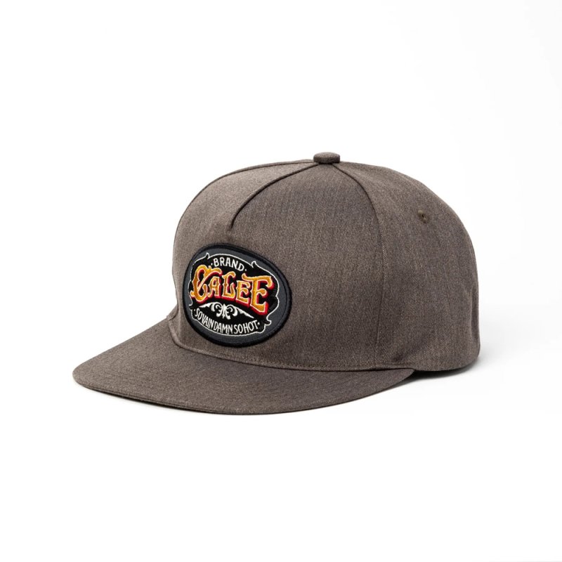 画像2: CALEE/SIGNBOARD WAPPEN CAP ＜NATURALLY PAINT DESIGN＞（各色）［ワッペンキャップ-26秋冬］