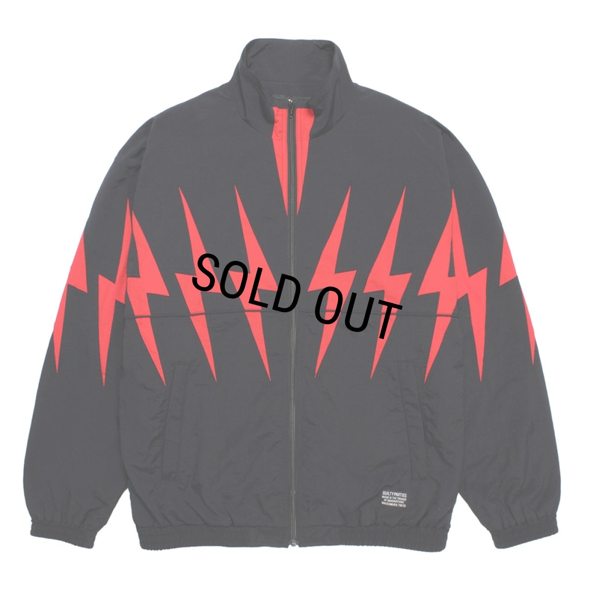画像1: WACKO MARIA/TRACK JACKET（BLACK/RED）［トラックJKT-26秋冬］ (1)