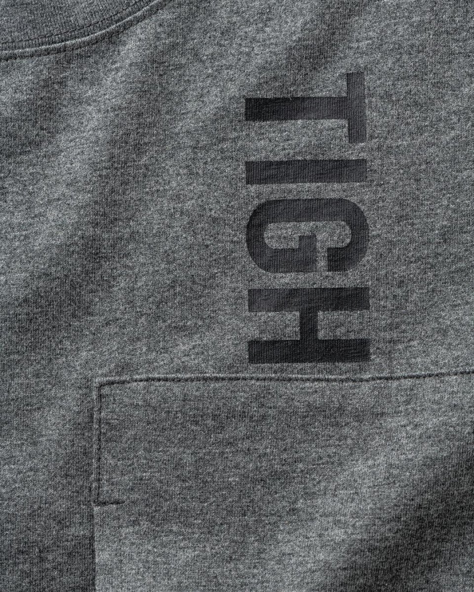 画像4: TIGHTBOOTH/STRAIGHT UP S/S T-SHIRT（Charcoal）［ストレートアップT-26秋冬］ (4)