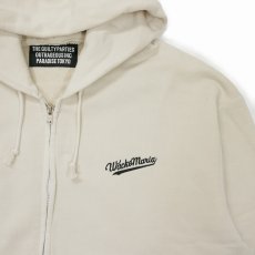 画像3: WACKO MARIA/WASHED HEAVY WEIGHT ZIP UP HOODED SWEAT SHIRT（IVORY）［ジップアップパーカー-26秋冬］ (3)