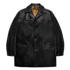 画像1: WACKO MARIA/LEATHER CAR COAT（BLACK）［レザーカーコート-26秋冬］ (1)