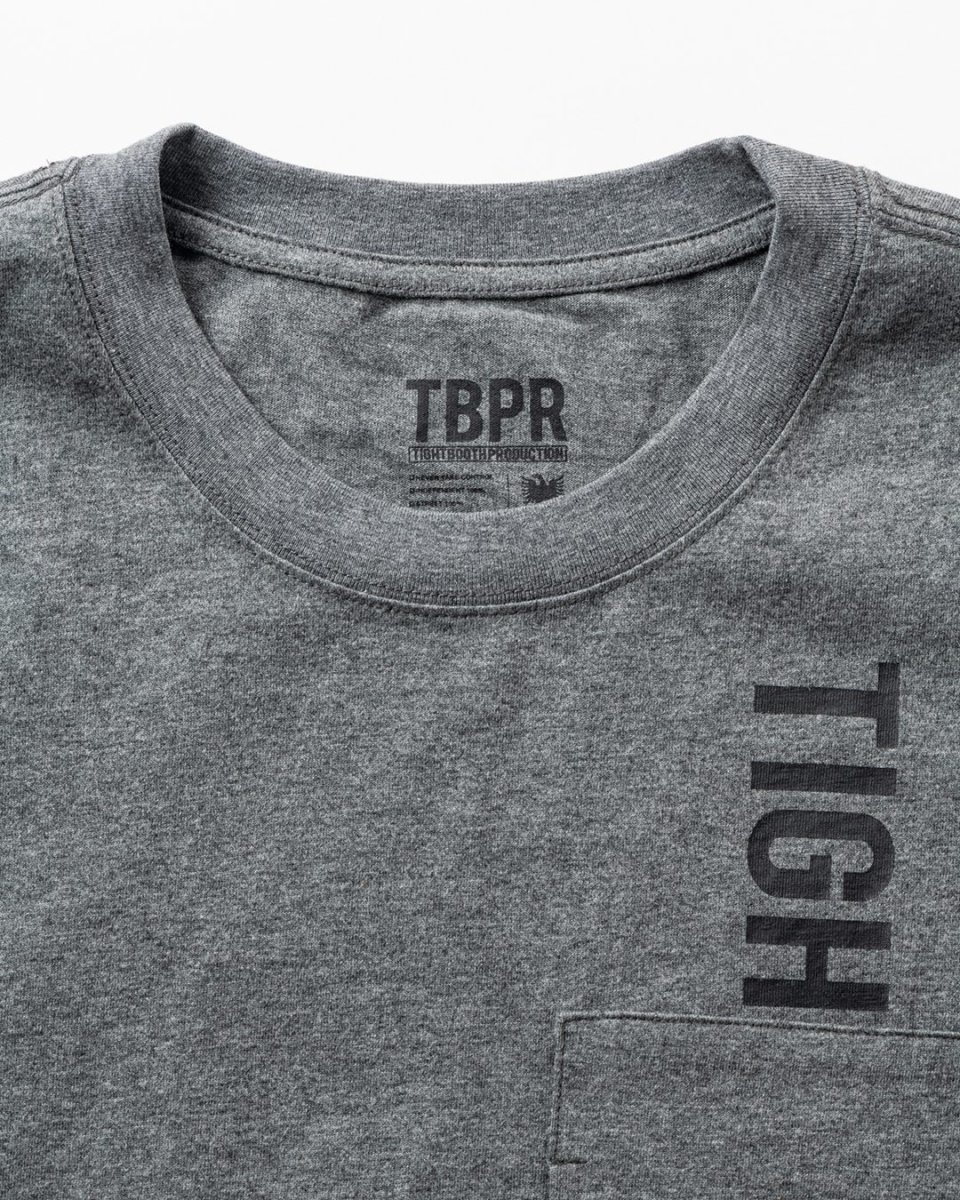 画像3: TIGHTBOOTH/STRAIGHT UP S/S T-SHIRT（Charcoal）［ストレートアップT-26秋冬］ (3)