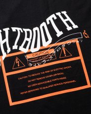 画像3: TIGHTBOOTH/ACID LOGO S/S T-SHIRT（Black）［アシッドロゴT-26秋冬］ (3)