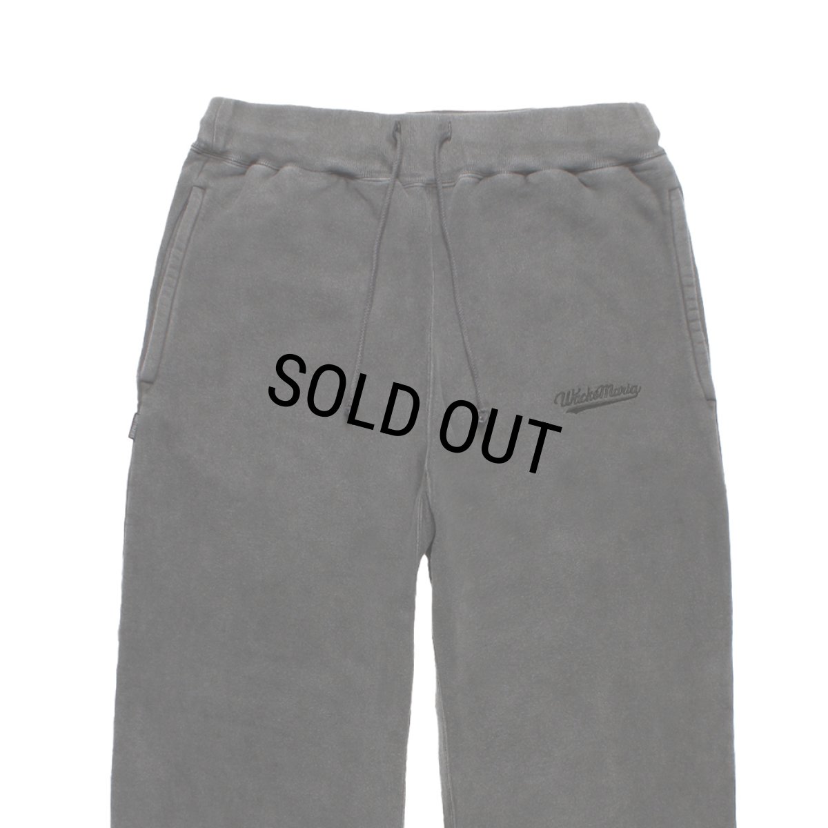 画像2: WACKO MARIA/WASHED HEAVY WEIGHT SWEAT PANTS（GRAY）［スウェットパンツ-26秋冬］ (2)