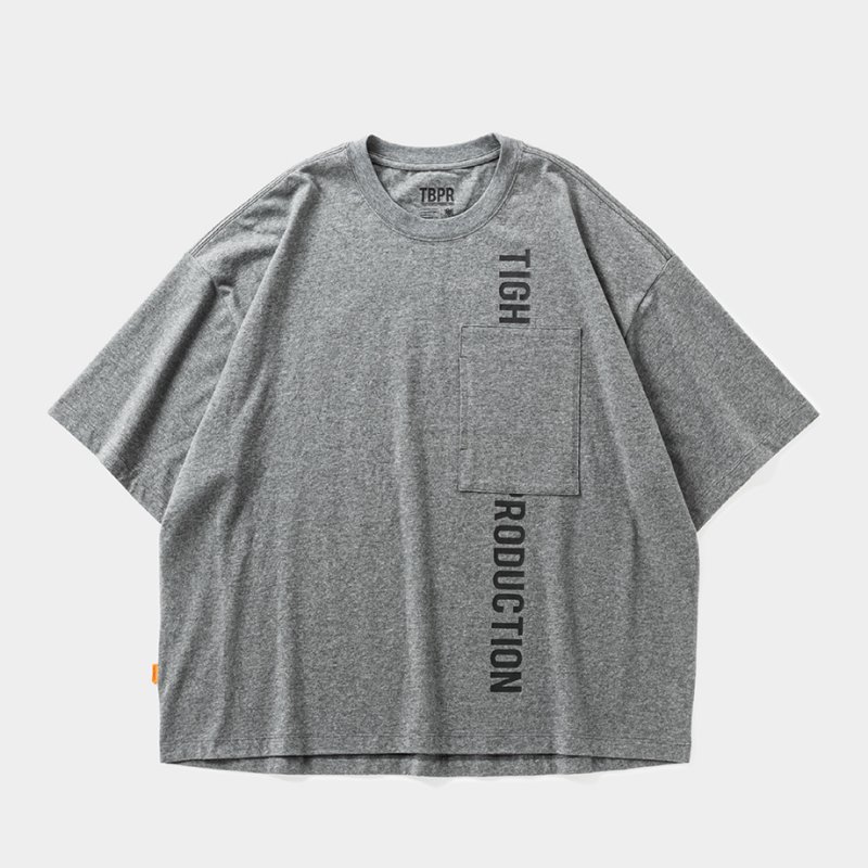 画像1: TIGHTBOOTH/STRAIGHT UP S/S T-SHIRT（Charcoal）［ストレートアップT-26秋冬］