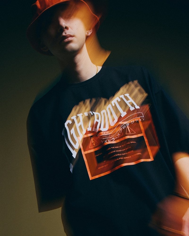 画像3: TIGHTBOOTH/ACID LOGO S/S T-SHIRT（Black）［アシッドロゴT-26秋冬］