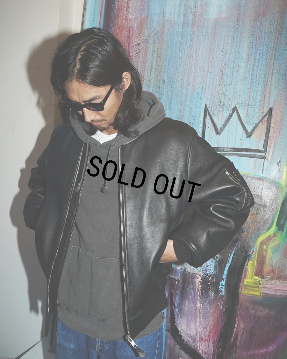 画像4: WACKO MARIA/WASHED HEAVY WEIGHT HOODED SWEAT SHIRT（GRAY）［プルオーバーパーカー-26秋冬］ (4)