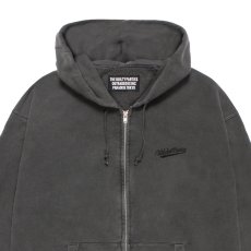 画像2: WACKO MARIA/WASHED HEAVY WEIGHT ZIP UP HOODED SWEAT SHIRT（GRAY）［ジップアップパーカー-26秋冬］ (2)