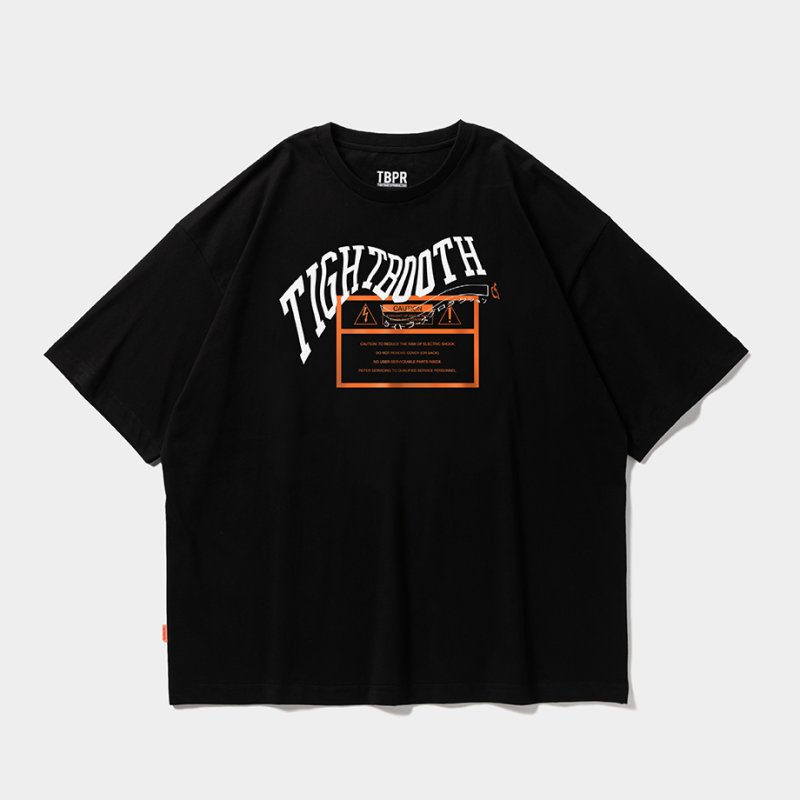 画像1: TIGHTBOOTH/ACID LOGO S/S T-SHIRT（Black）［アシッドロゴT-26秋冬］