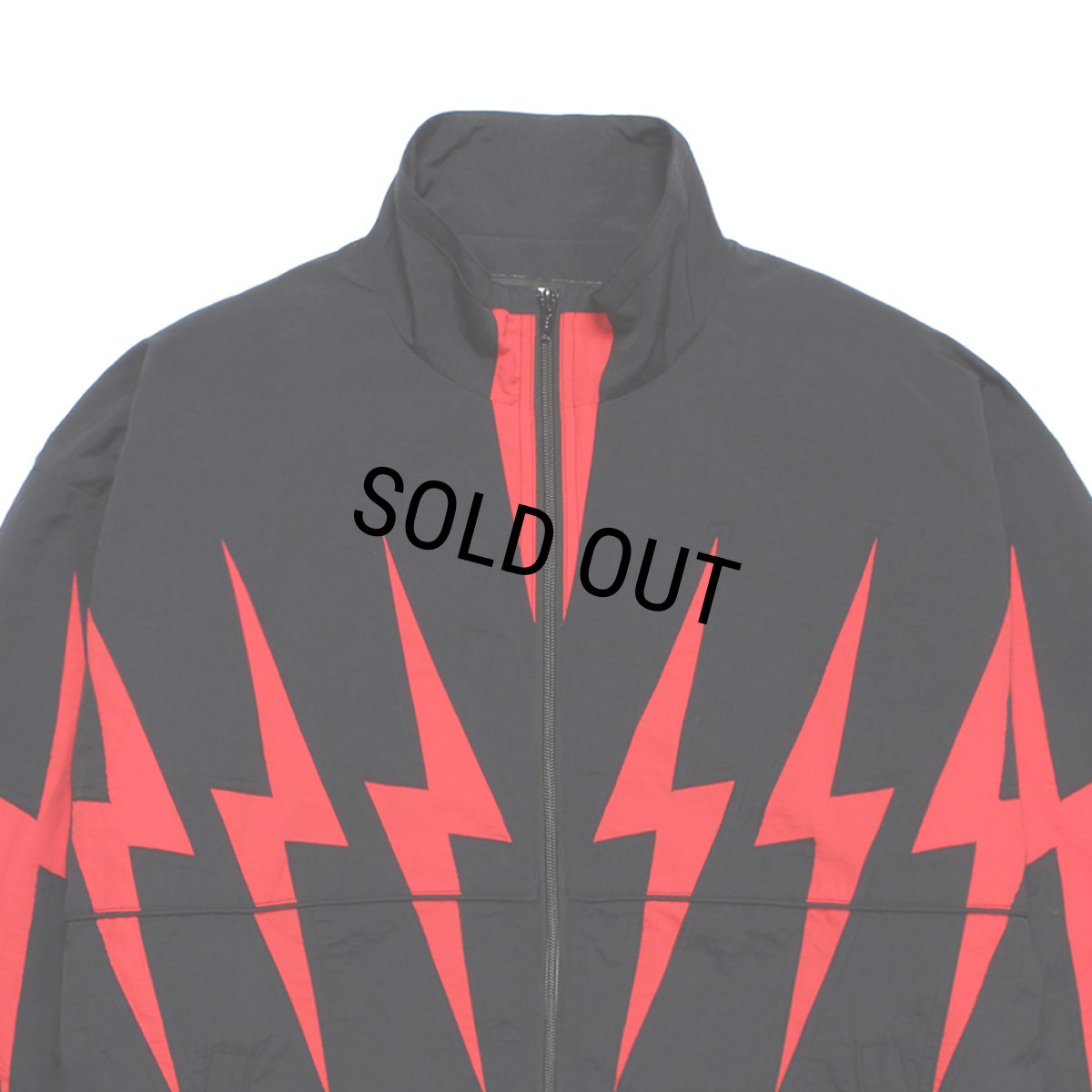 画像2: WACKO MARIA/TRACK JACKET（BLACK/RED）［トラックJKT-26秋冬］ (2)