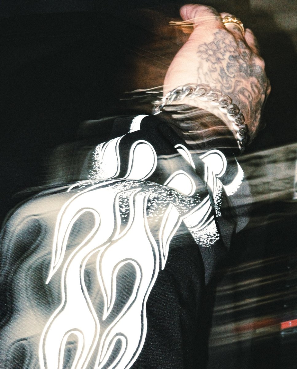 画像8: ANTIDOTE BUYERS CLUB/Pima Cotton L/S Tee（Reaper）（Pure Black） (8)
