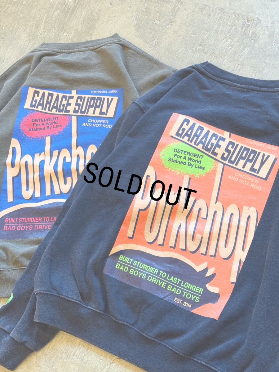 画像7: PORKCHOP/DETERGENT SWEAT（FADE NAVY）［ディタージェントスウェット-26秋冬］ (7)
