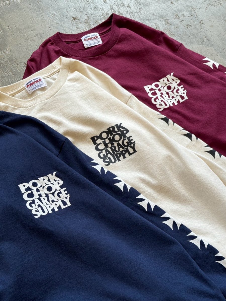 画像7: PORKCHOP/C&H LOGO L/S TEE（MAROON）［C&Hロゴ長袖T-26秋冬］ (7)
