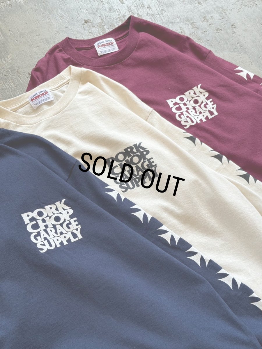 画像7: PORKCHOP/C&H LOGO L/S TEE（NATURAL）［C&Hロゴ長袖T-26秋冬］ (7)