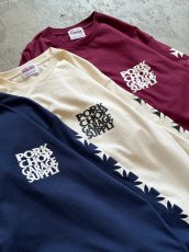 画像7: PORKCHOP/C&H LOGO L/S TEE（MAROON）［C&Hロゴ長袖T-26秋冬］ (7)