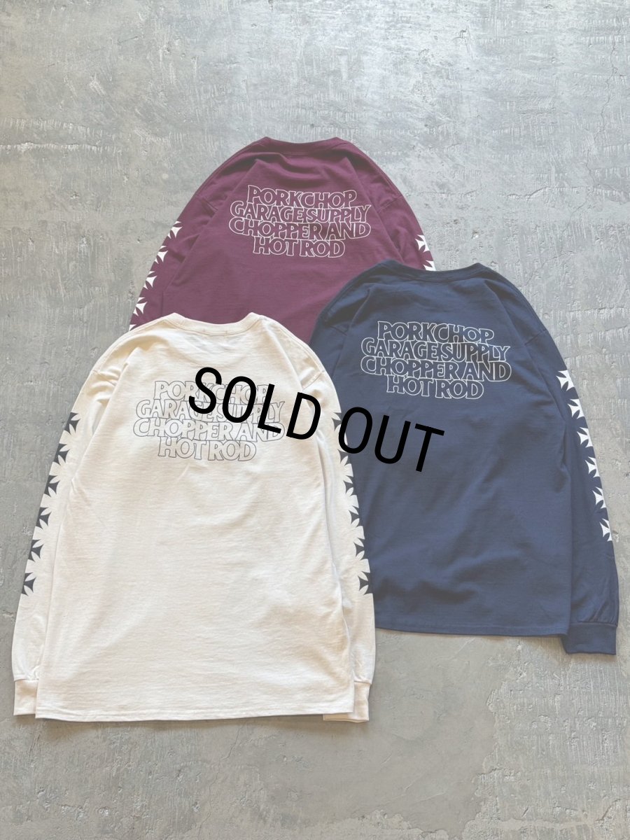 画像6: PORKCHOP/C&H LOGO L/S TEE（NATURAL）［C&Hロゴ長袖T-26秋冬］ (6)