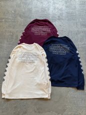 画像6: PORKCHOP/C&H LOGO L/S TEE（MAROON）［C&Hロゴ長袖T-26秋冬］ (6)