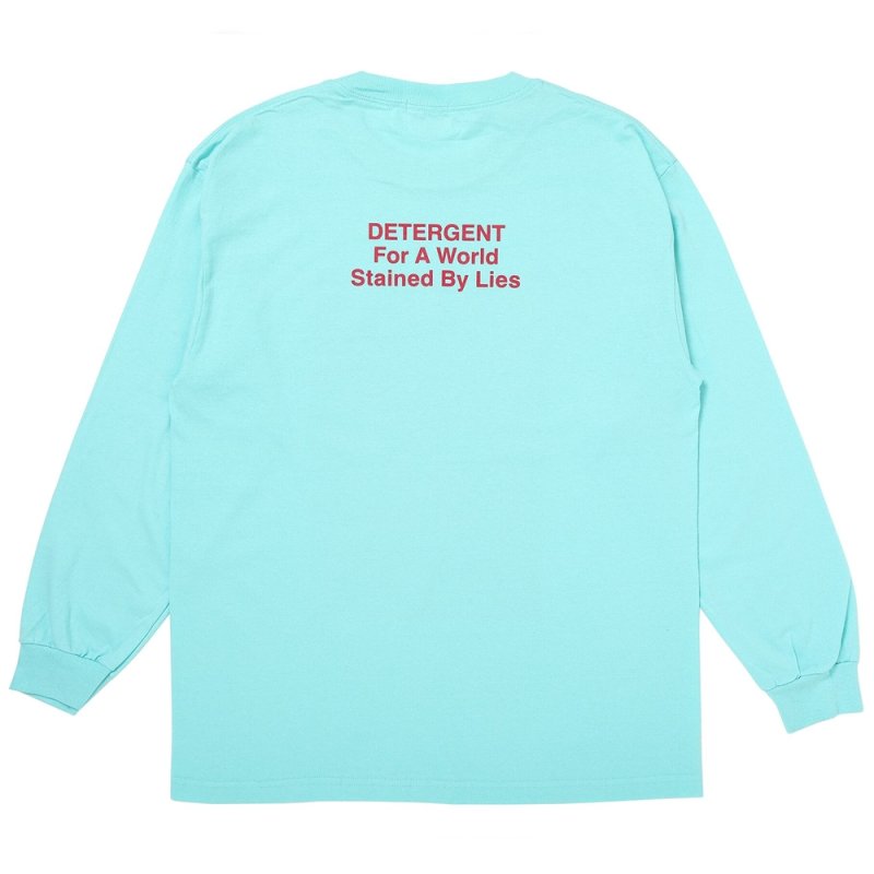 画像2: PORKCHOP/DETERGENT L/S TEE（MINT GREEN）［ディタージェント長袖T-26秋冬］