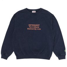 画像2: PORKCHOP/DETERGENT SWEAT（FADE NAVY）［ディタージェントスウェット-26秋冬］ (2)