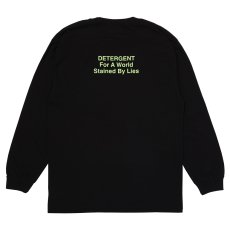 画像2: PORKCHOP/DETERGENT L/S TEE（BLACK）［ディタージェント長袖T-26秋冬］ (2)