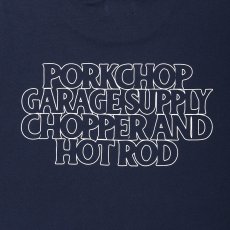 画像5: PORKCHOP/C&H LOGO L/S TEE（NAVY）［C&Hロゴ長袖T-26秋冬］ (5)