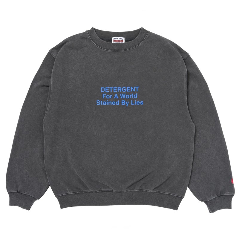 画像1: PORKCHOP/DETERGENT SWEAT（FADE GRAY）［ディタージェントスウェット-26秋冬］