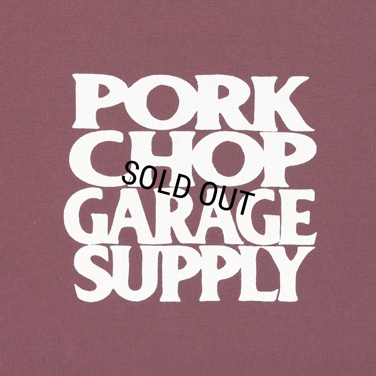 画像4: PORKCHOP/C&H LOGO L/S TEE（MAROON）［C&Hロゴ長袖T-26秋冬］ (4)