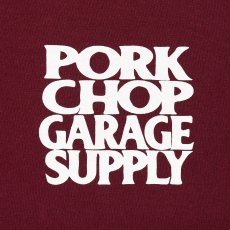 画像4: PORKCHOP/C&H LOGO L/S TEE（MAROON）［C&Hロゴ長袖T-26秋冬］ (4)