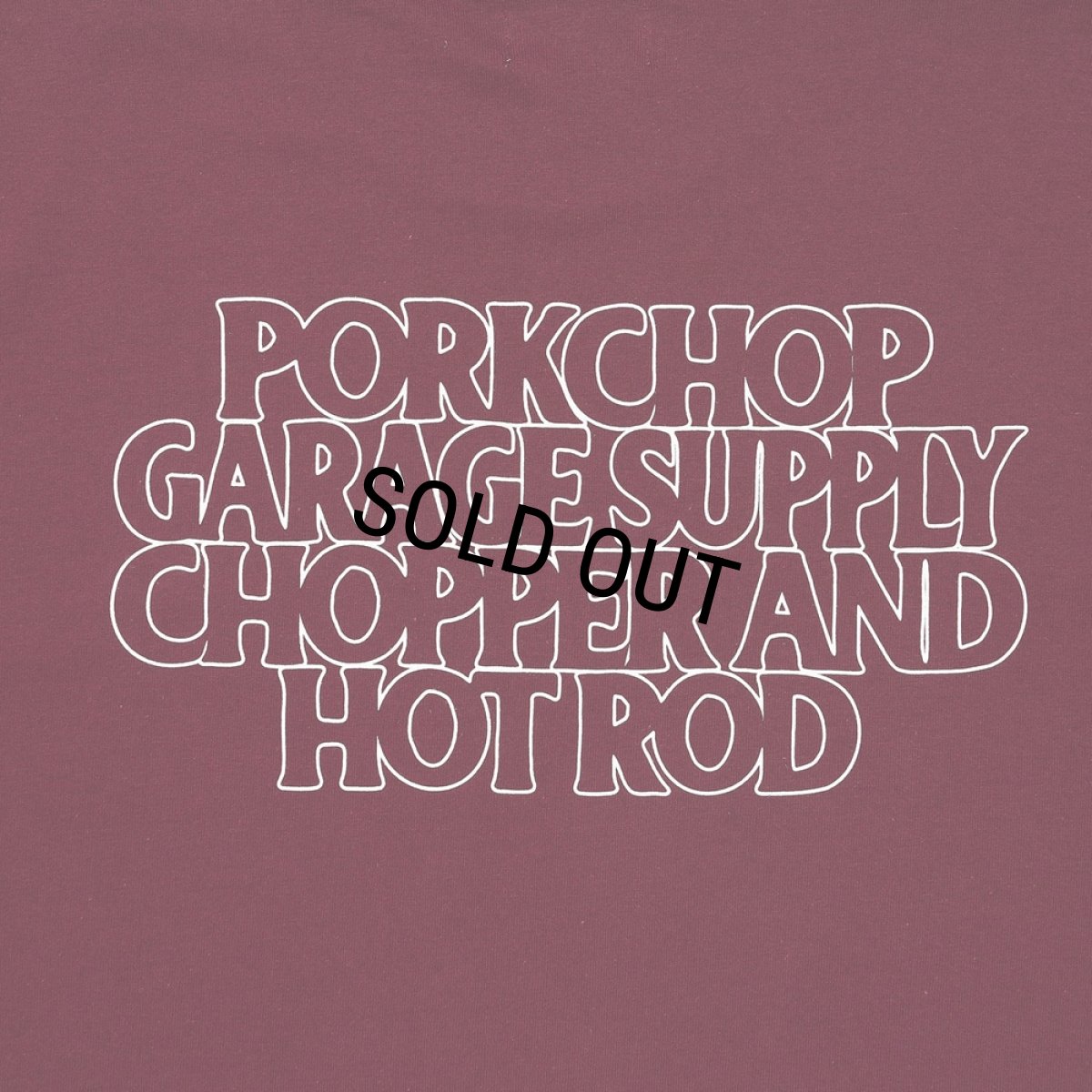 画像5: PORKCHOP/C&H LOGO L/S TEE（MAROON）［C&Hロゴ長袖T-26秋冬］ (5)