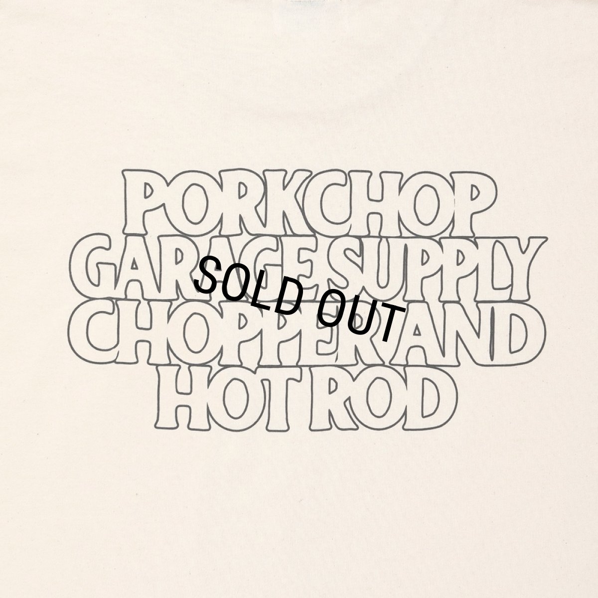 画像5: PORKCHOP/C&H LOGO L/S TEE（NATURAL）［C&Hロゴ長袖T-26秋冬］ (5)