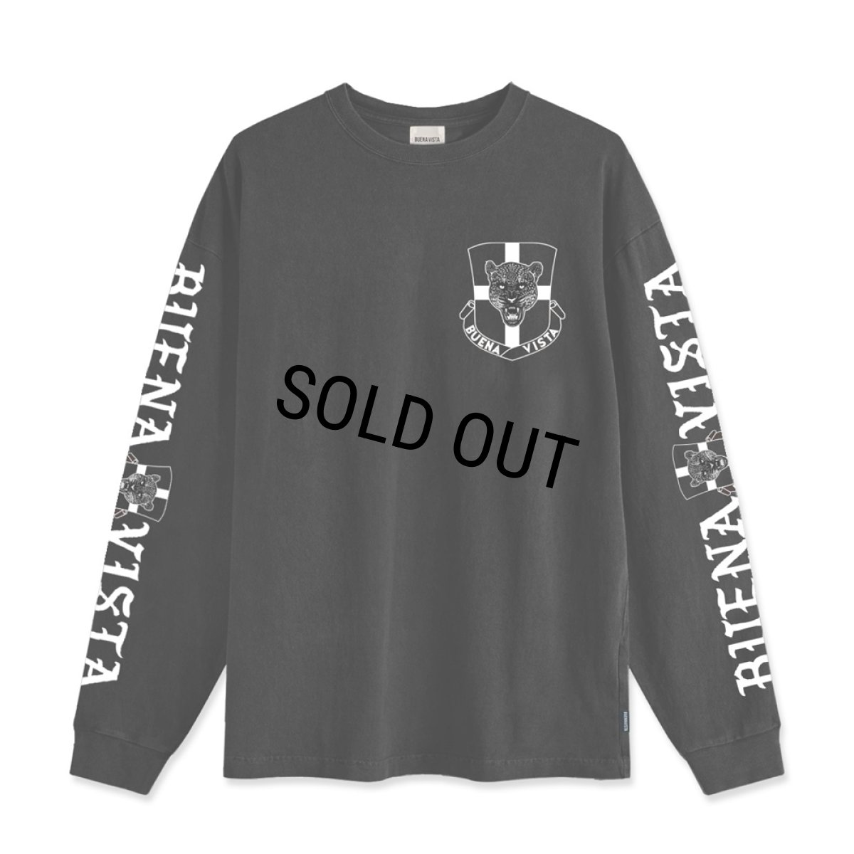 画像1: BUENA VISTA/Black panther L/S tee（BLACK）［ブラックパンサー長袖T-26秋冬］ (1)