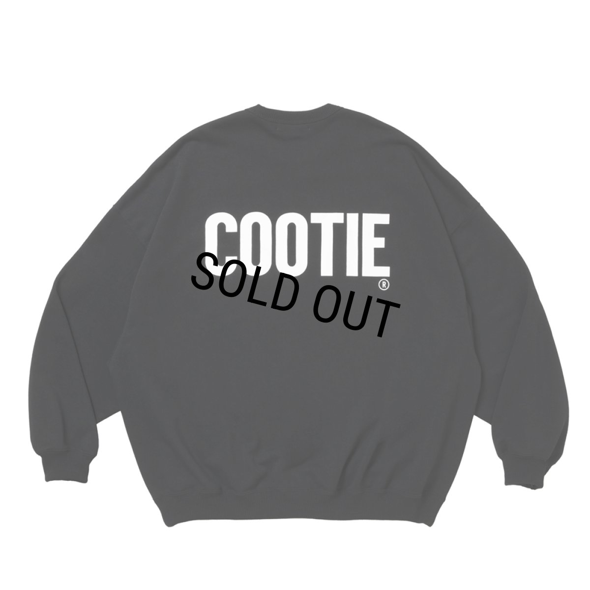 画像1: COOTIE PRODUCTIONS/Dry Tech Oversized Sweat Crew（Black）［ドライテックスウェットクルー-26秋冬］ (1)