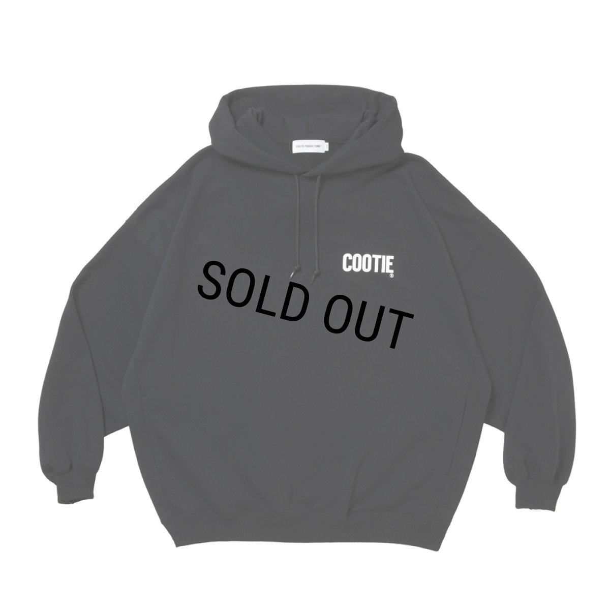 画像2: COOTIE PRODUCTIONS/Dry Tech Oversized Sweat Hoodie（Black）［ドライテックスウェットフーディー-26秋冬］ (2)