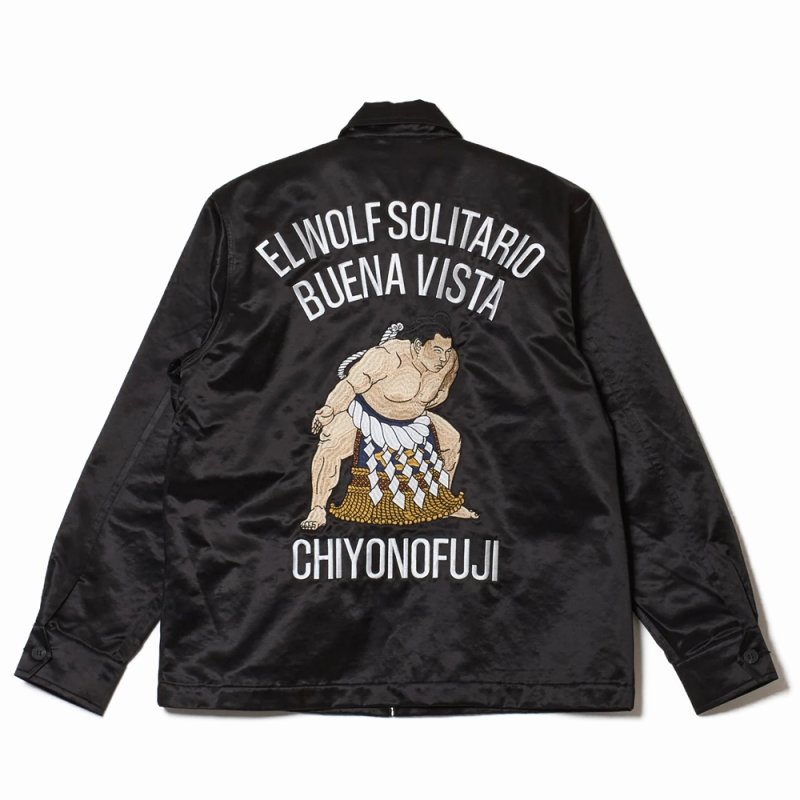 画像2: BUENA VISTA/embroidery jacket（×千代の富士）（BLACK/COLOR）［スーベニアJKT-26秋冬］