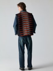 画像10: CALEE/NATIVE BLANKET VEST（BLACK）［ネイティブブランケットベスト-26春夏］ (10)