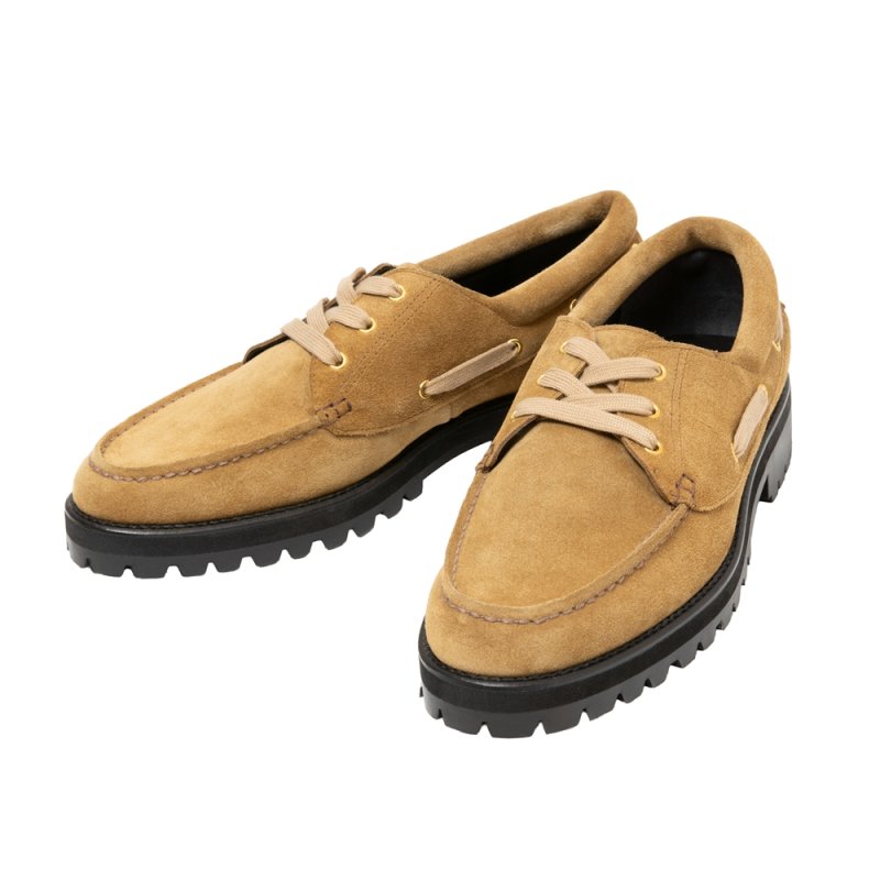 画像1: COOTIE PRODUCTIONS/Unit Deck Shoes（Beige）［ユニットデッキシューズ-26秋冬］