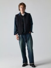 画像9: CALEE/NATIVE BLANKET VEST（BLACK）［ネイティブブランケットベスト-26春夏］ (9)