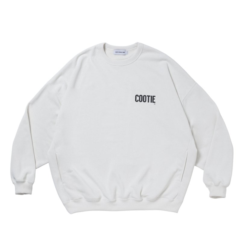 画像1: COOTIE PRODUCTIONS/Dry Tech Oversized Sweat Crew（Off Ivory）［ドライテックスウェットクルー-26秋冬］