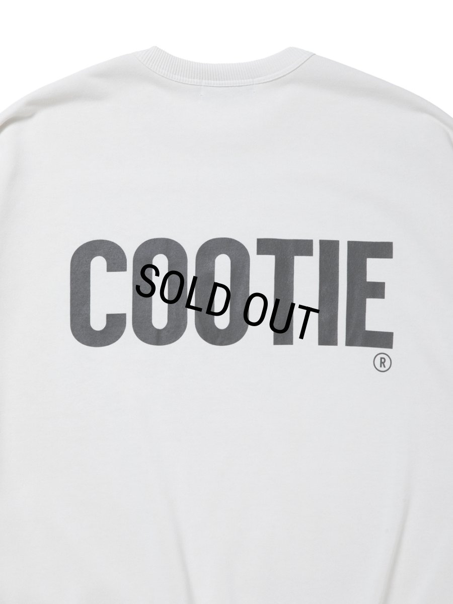 画像5: COOTIE PRODUCTIONS/Dry Tech Oversized Sweat Crew（Off Ivory）［ドライテックスウェットクルー-26秋冬］ (5)