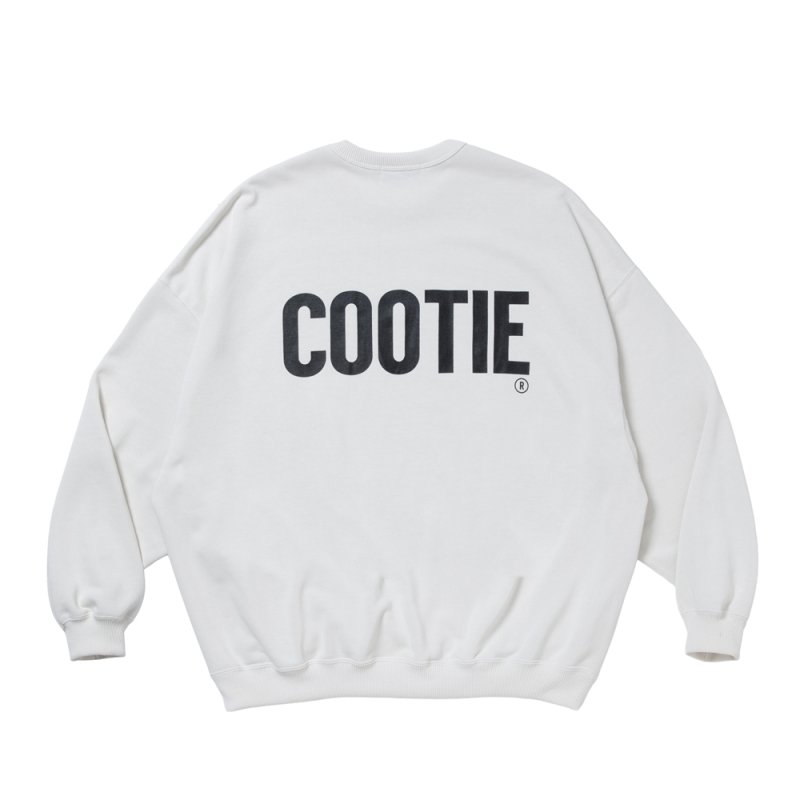 画像2: COOTIE PRODUCTIONS/Dry Tech Oversized Sweat Crew（Off Ivory）［ドライテックスウェットクルー-26秋冬］