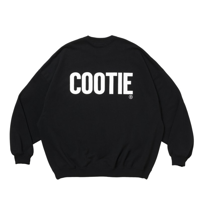 画像2: COOTIE PRODUCTIONS/Dry Tech Oversized Sweat Crew（Black）［ドライテックスウェットクルー-26秋冬］