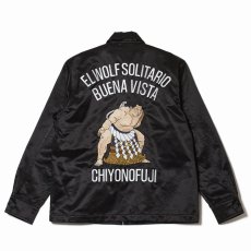 画像1: BUENA VISTA/embroidery jacket（×千代の富士）（BLACK/COLOR）［スーベニアJKT-26秋冬］ (1)