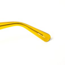 画像8: CALEE/B/W TYPE WIDE RIM GLASSES ＜BEER COLOR＞（YELLOW/BROWN）［サングラス-26秋冬］ (8)