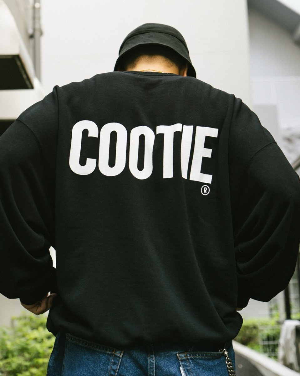 画像7: COOTIE PRODUCTIONS/Dry Tech Oversized Sweat Crew（Black）［ドライテックスウェットクルー-26秋冬］ (7)