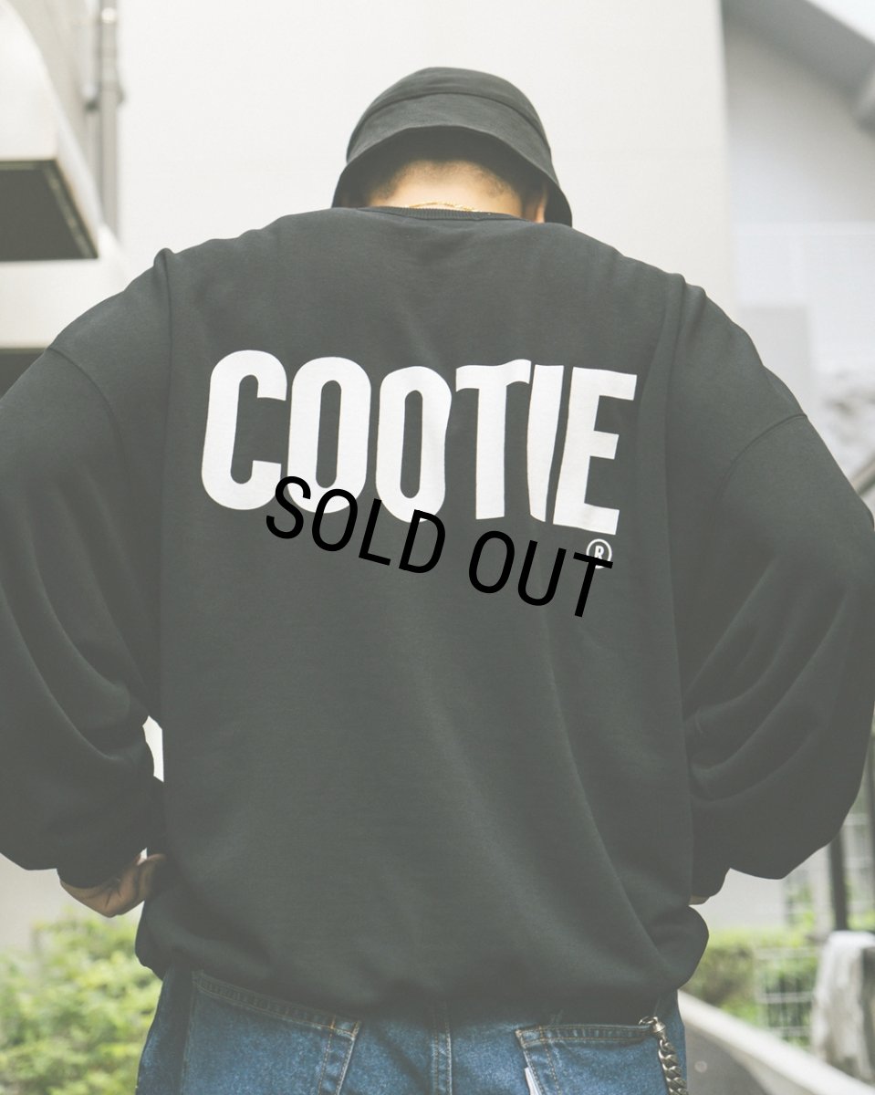 画像7: COOTIE PRODUCTIONS/Dry Tech Oversized Sweat Crew（Black）［ドライテックスウェットクルー-26秋冬］ (7)