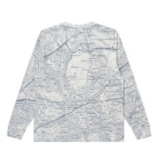 画像2: BlackEyePatch/TOKYO METROPOLIS MAP HEAVYWEIGHT L/S TEE（WHITE） (2)