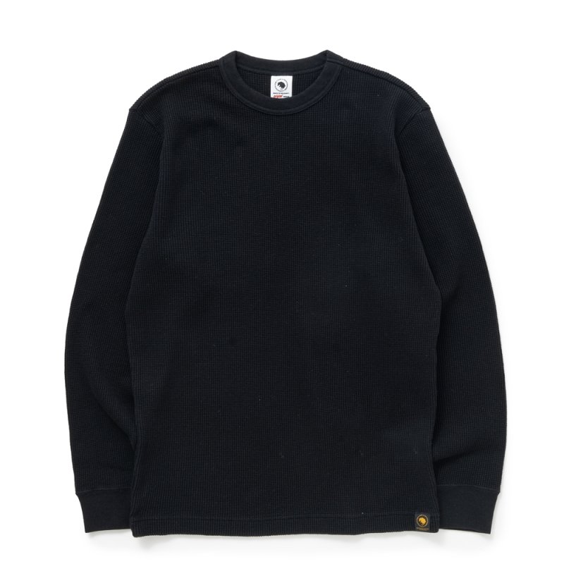 画像1: RATS/WAFFLE THERMAL（BLACK）［ワッフルサーマル-26秋冬］