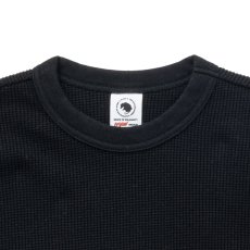 画像2: RATS/WAFFLE THERMAL（BLACK）［ワッフルサーマル-26秋冬］ (2)