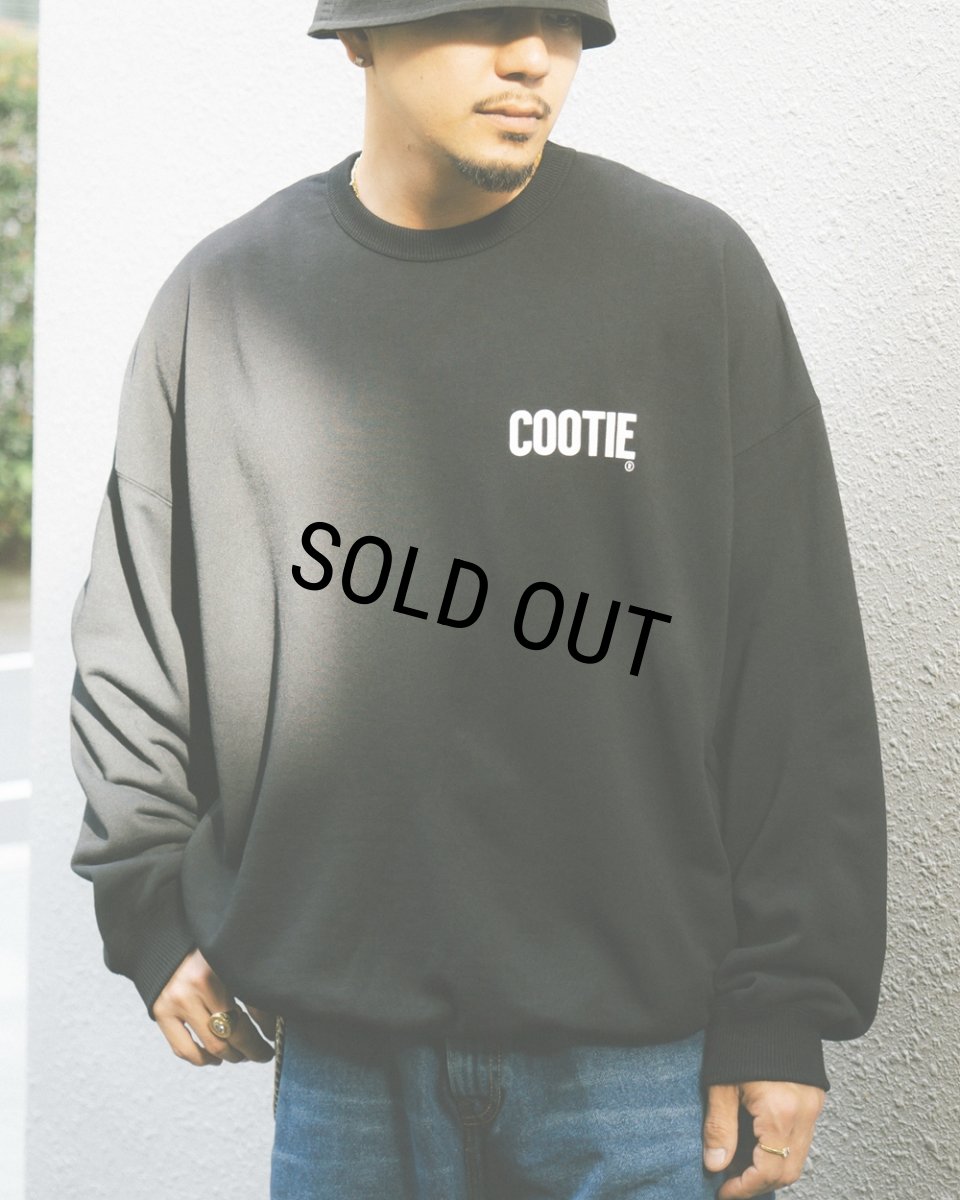 画像6: COOTIE PRODUCTIONS/Dry Tech Oversized Sweat Crew（Black）［ドライテックスウェットクルー-26秋冬］ (6)
